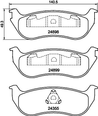 Mintex Remblokset MDB2537