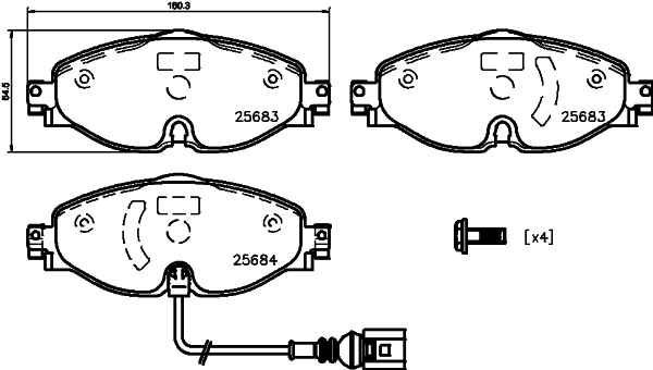 Mintex Remblokset MDB3340