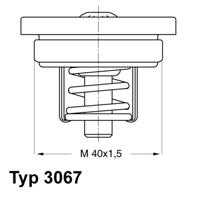 Wahler Thermostaat 3067.83