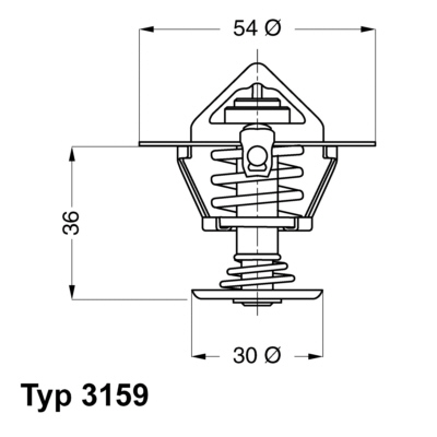 Wahler Thermostaat 3159.82D