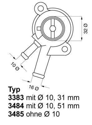 Wahler Thermostaat 3485.87D