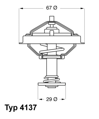 Wahler Thermostaat 4137.80D