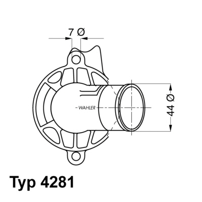 Wahler Thermostaat 4281.87D