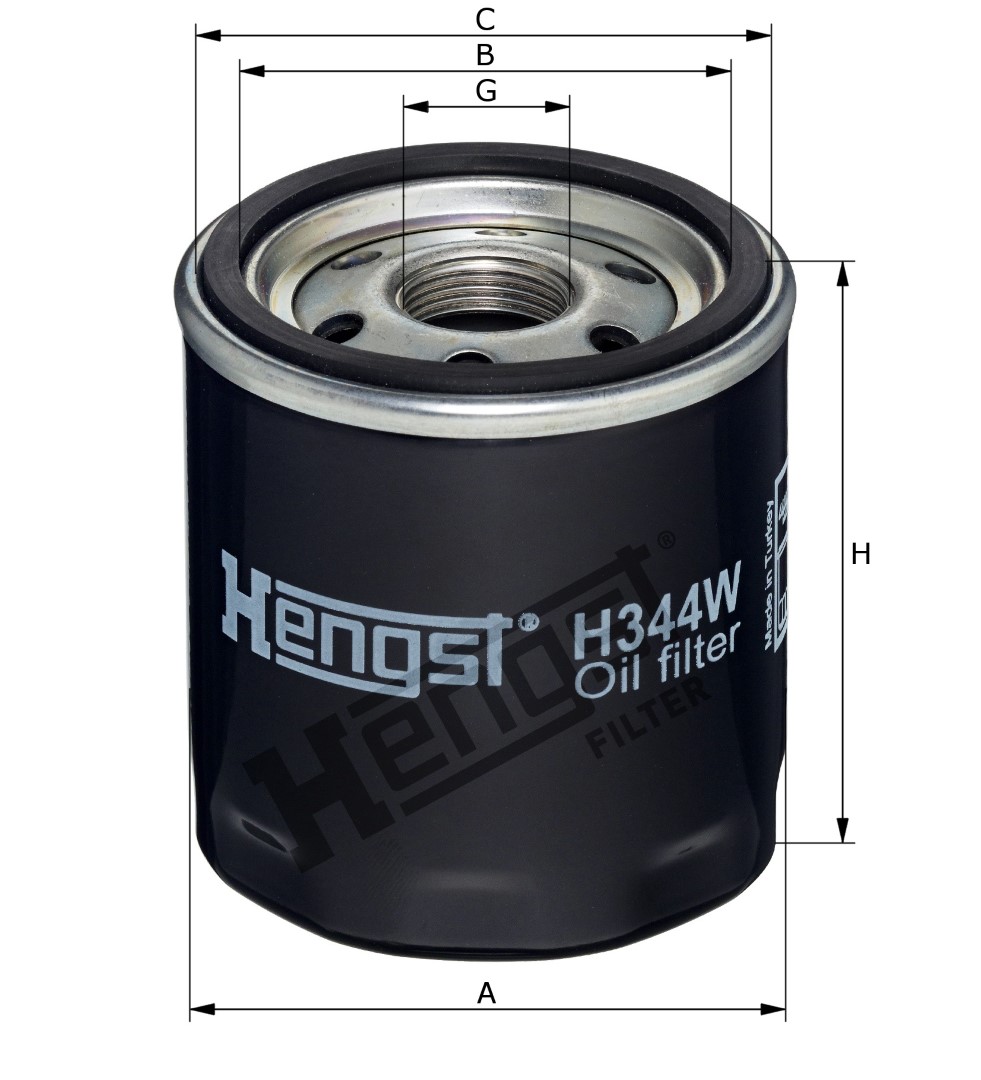 Hengst Filter Oliefilter H344W