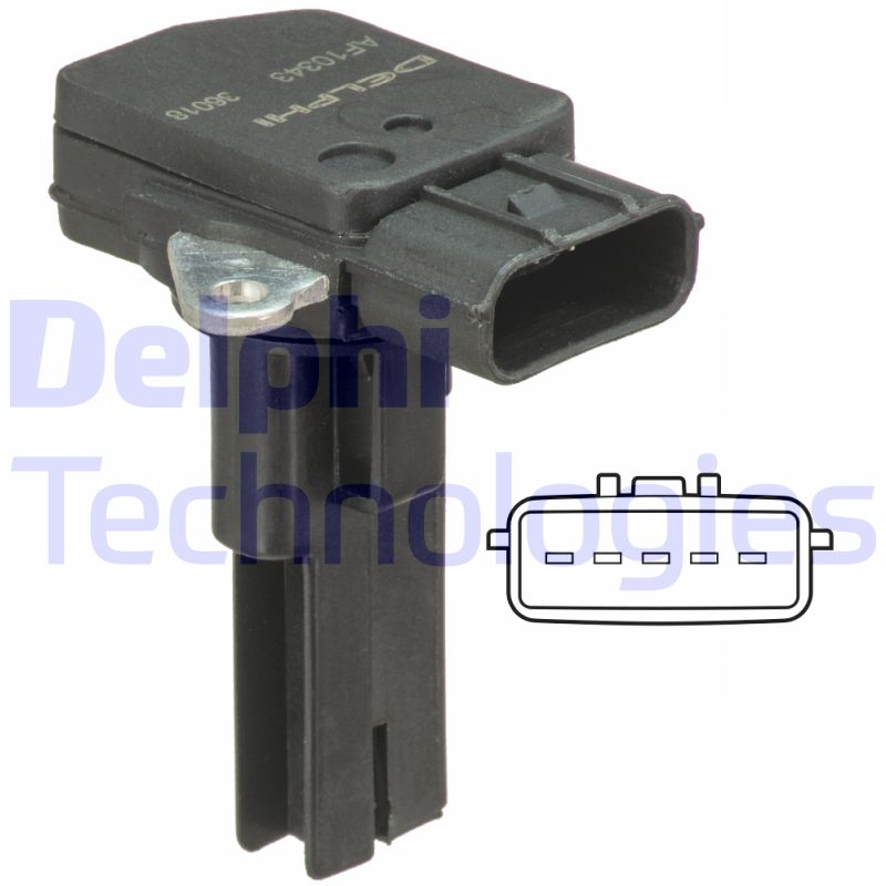 Delphi Diesel Luchtmassameter AF10343-12B1