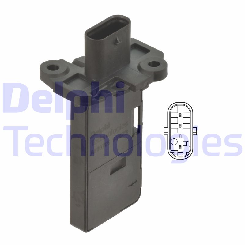Delphi Diesel Luchtmassameter AF10765-12B1