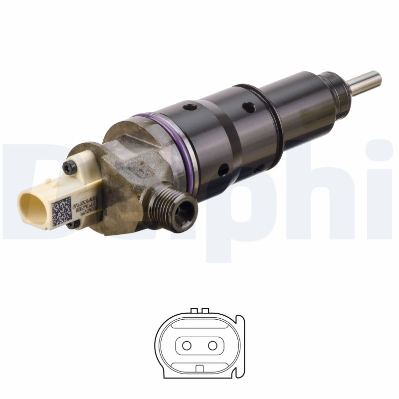 Delphi Diesel Verstuiver/Injector BEBJ1F06101