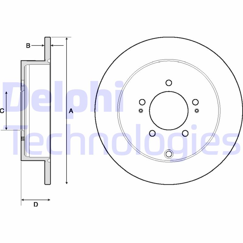 Delphi Diesel Remschijven BG4161