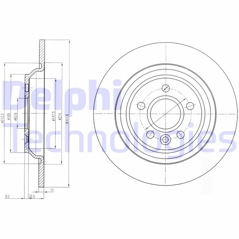 Delphi Diesel Remschijven BG4239C