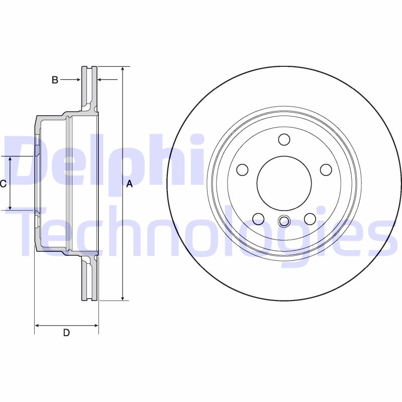 Delphi Diesel Remschijven BG4695C