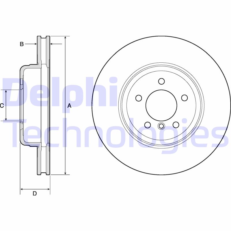 Delphi Diesel Remschijven BG9159C