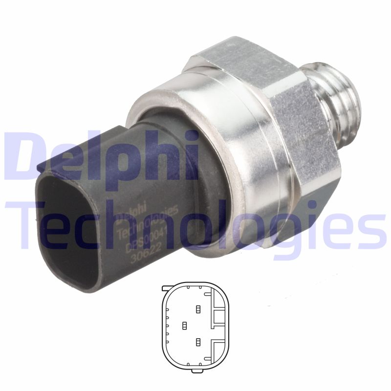 Delphi Diesel Uitlaatgasdruk sensor DPS00041-12B1