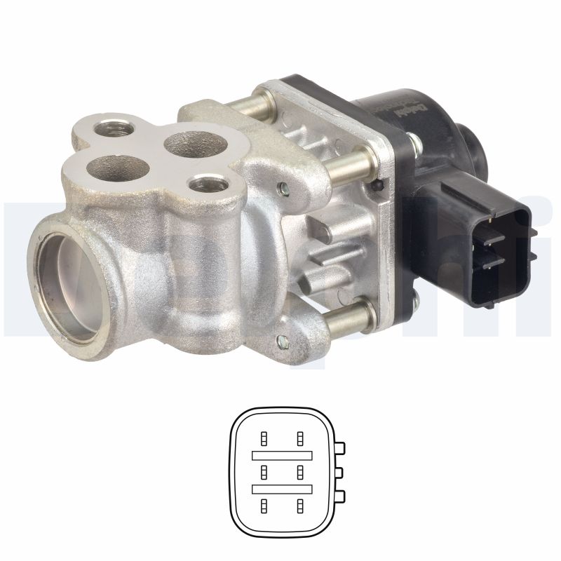 Delphi Diesel EGR-klep EG10611-12B1