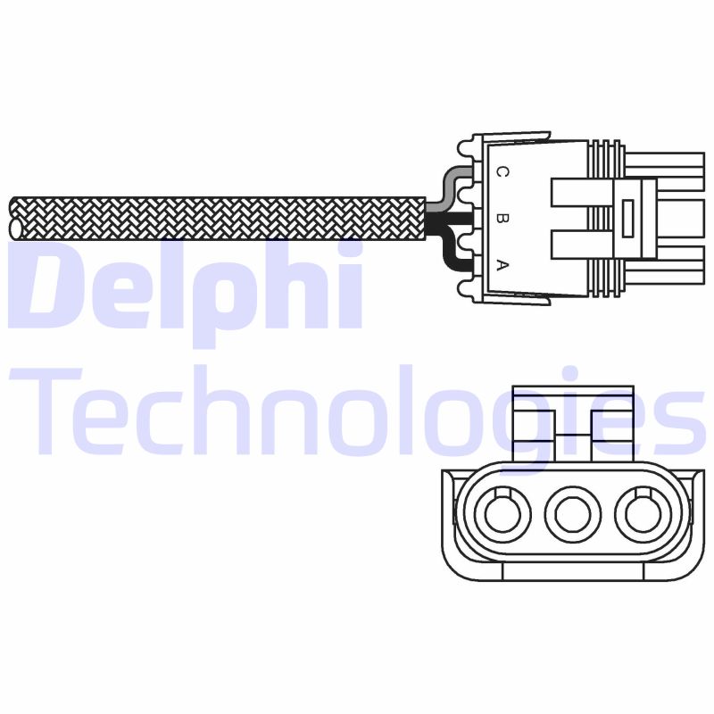 Delphi Diesel Lambda-sonde ES10968-12B1