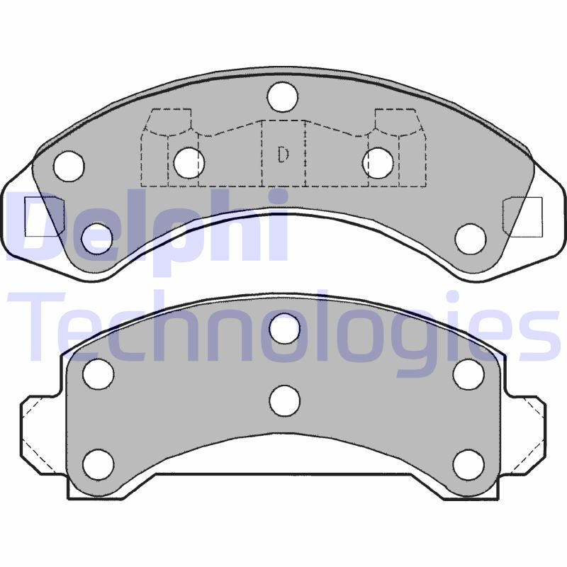 Delphi Diesel Remblokset LP1173