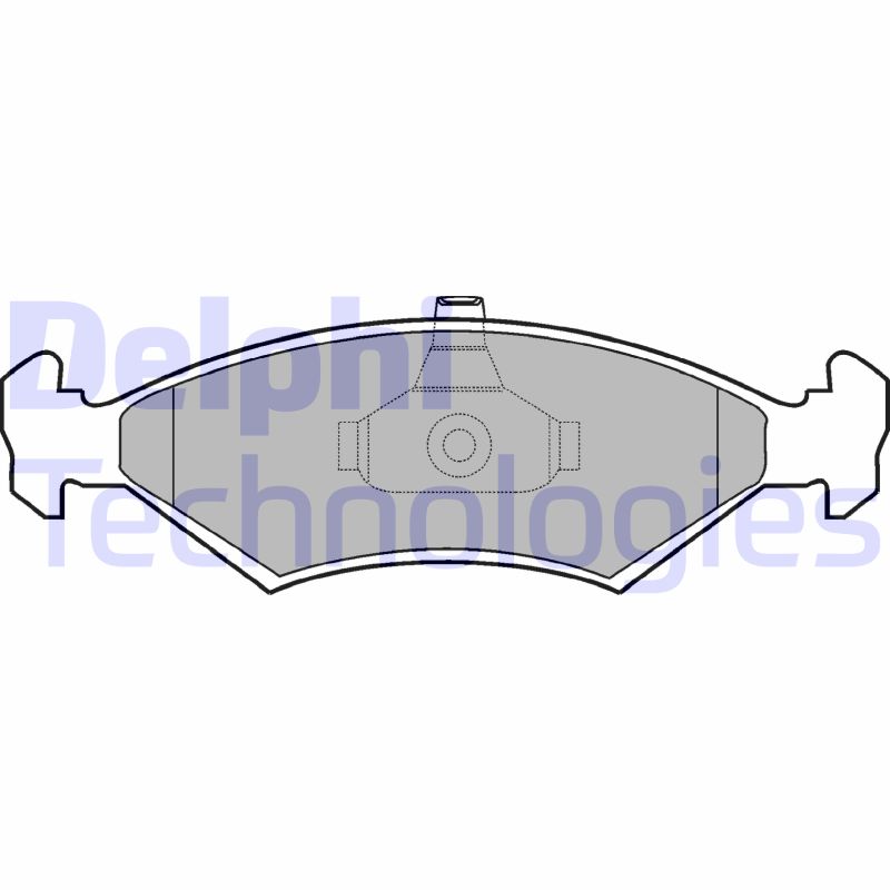 Delphi Diesel Remblokset LP1604