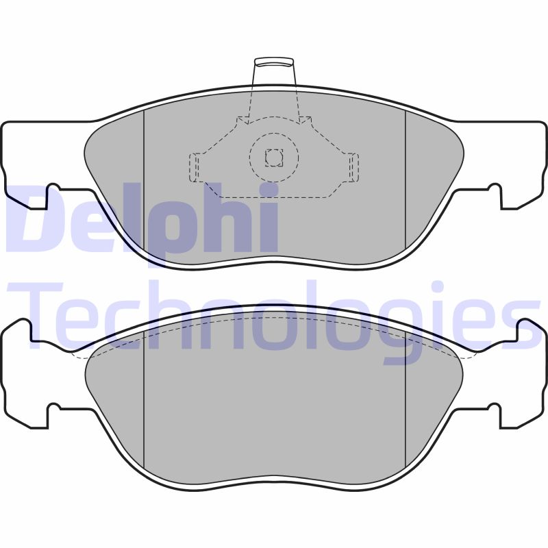 Delphi Diesel Remblokset LP1734