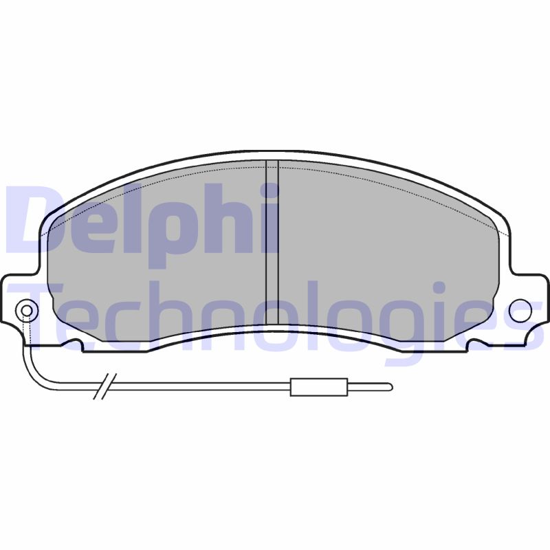 Delphi Diesel Remblokset LP504