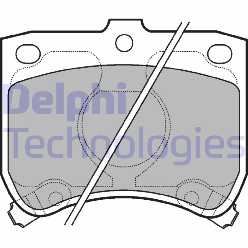 Delphi Diesel Remblokset LP620