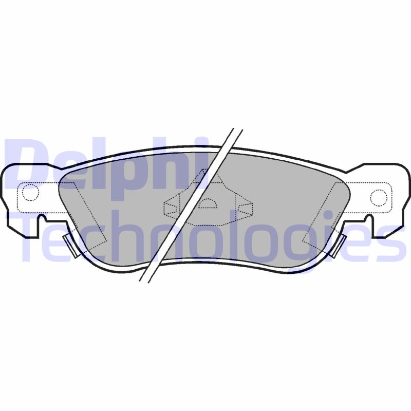 Delphi Diesel Remblokset LP636