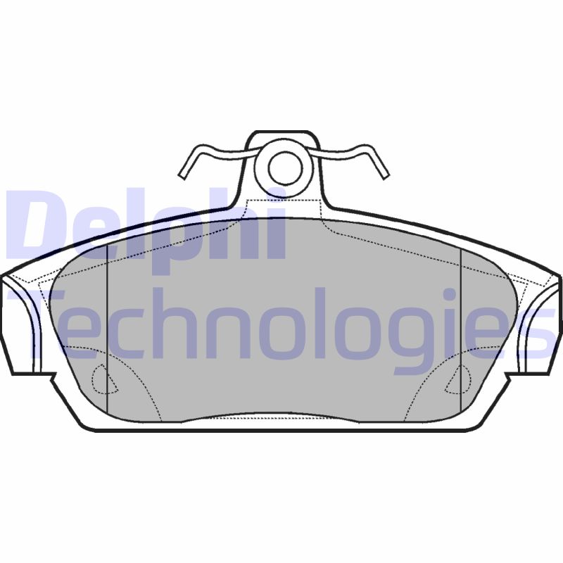 Delphi Diesel Remblokset LP653