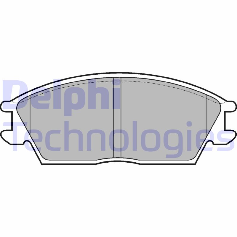 Delphi Diesel Remblokset LP704