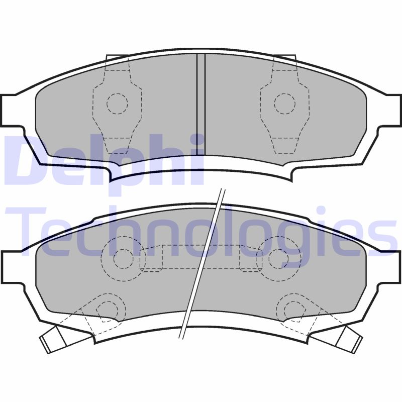 Delphi Diesel Remblokset LP895