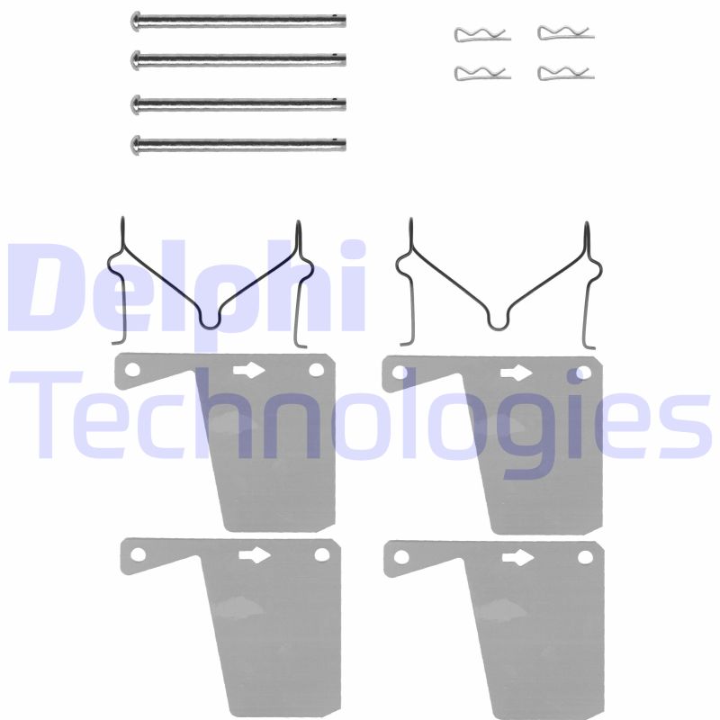 Delphi Diesel Rem montageset LX0028