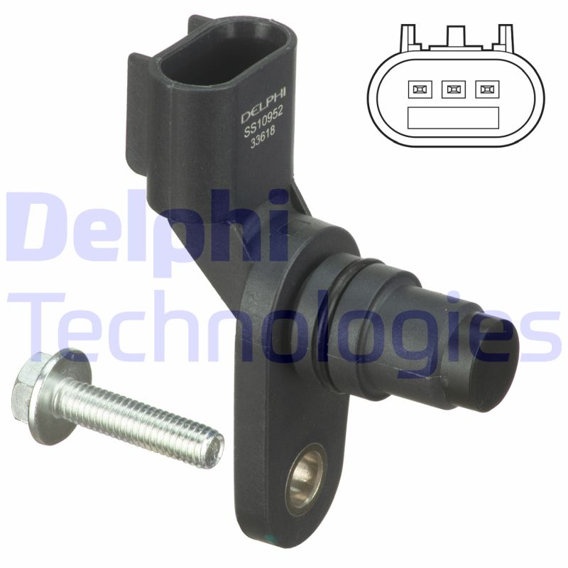 Delphi Diesel Nokkenas positiesensor SS10952