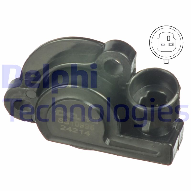 Delphi Diesel Gasklep positiesensor SS10995-12B1