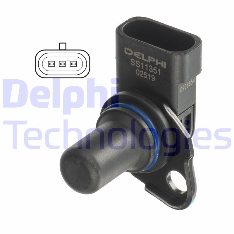 Delphi Diesel Nokkenas positiesensor SS11351