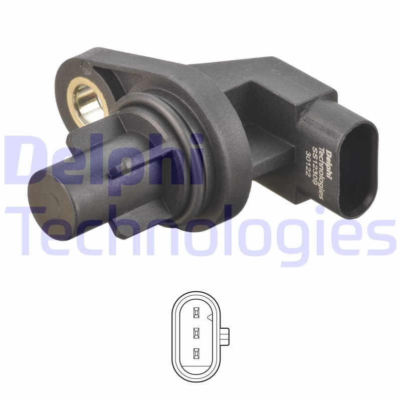 Delphi Diesel Nokkenas positiesensor SS12309-12B1