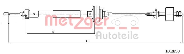 Metzger Koppelingskabel 10.2890