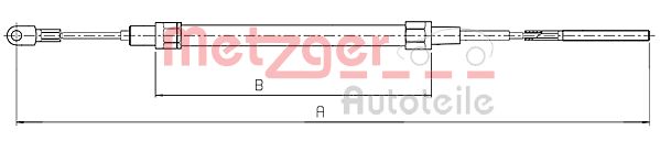 Metzger Handremkabel 10.4135