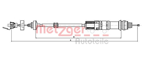 Metzger Koppelingskabel 11.2199