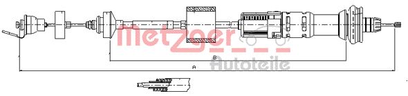 Metzger Koppelingskabel 11.2154
