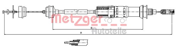 Metzger Koppelingskabel 11.3923