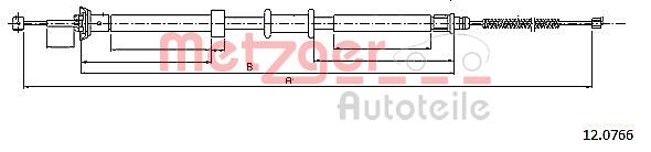 Metzger Handremkabel 12.0766