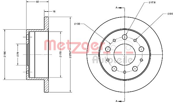 Metzger Remschijven 6110338