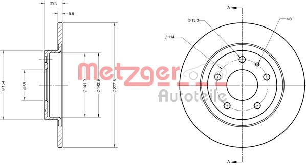 Metzger Remschijven 6110740