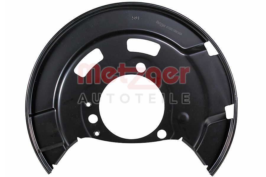 Metzger Dekplaat, remschijf 6115583