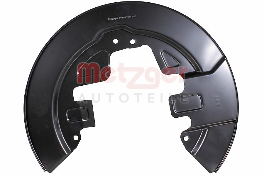 Metzger Dekplaat, remschijf 6115619