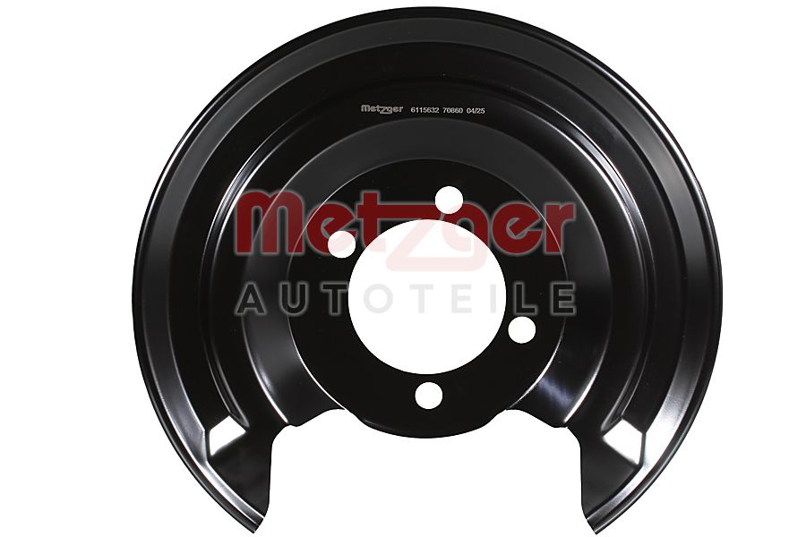 Metzger Dekplaat, remschijf 6115632