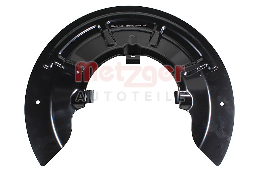 Metzger Dekplaat, remschijf 6115635