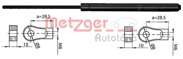 Metzger Gasveer, motorkap 2110405