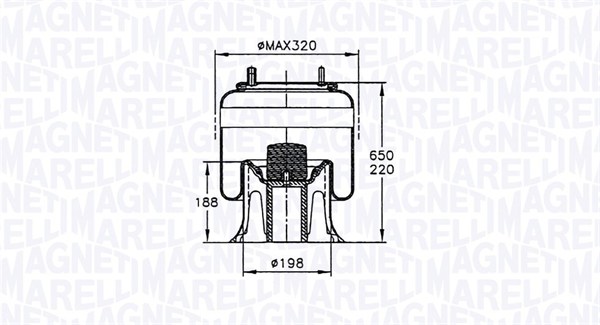 Magneti Marelli Veerbalg 030607020153