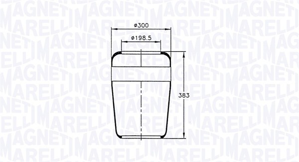 Magneti Marelli Veerbalg 030607020015