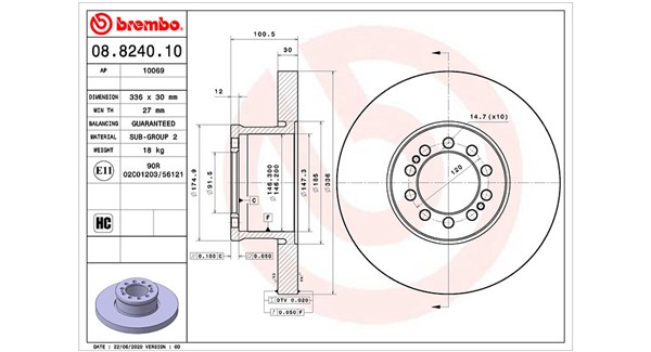 Magneti Marelli Remschijven 360407100200
