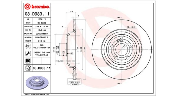 Magneti Marelli Remschijven 360406172201