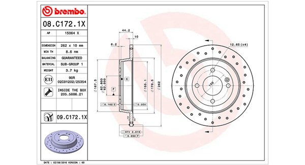 Magneti Marelli Remschijven 360406135002